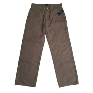 Wide Leg High Waist Brown Pants